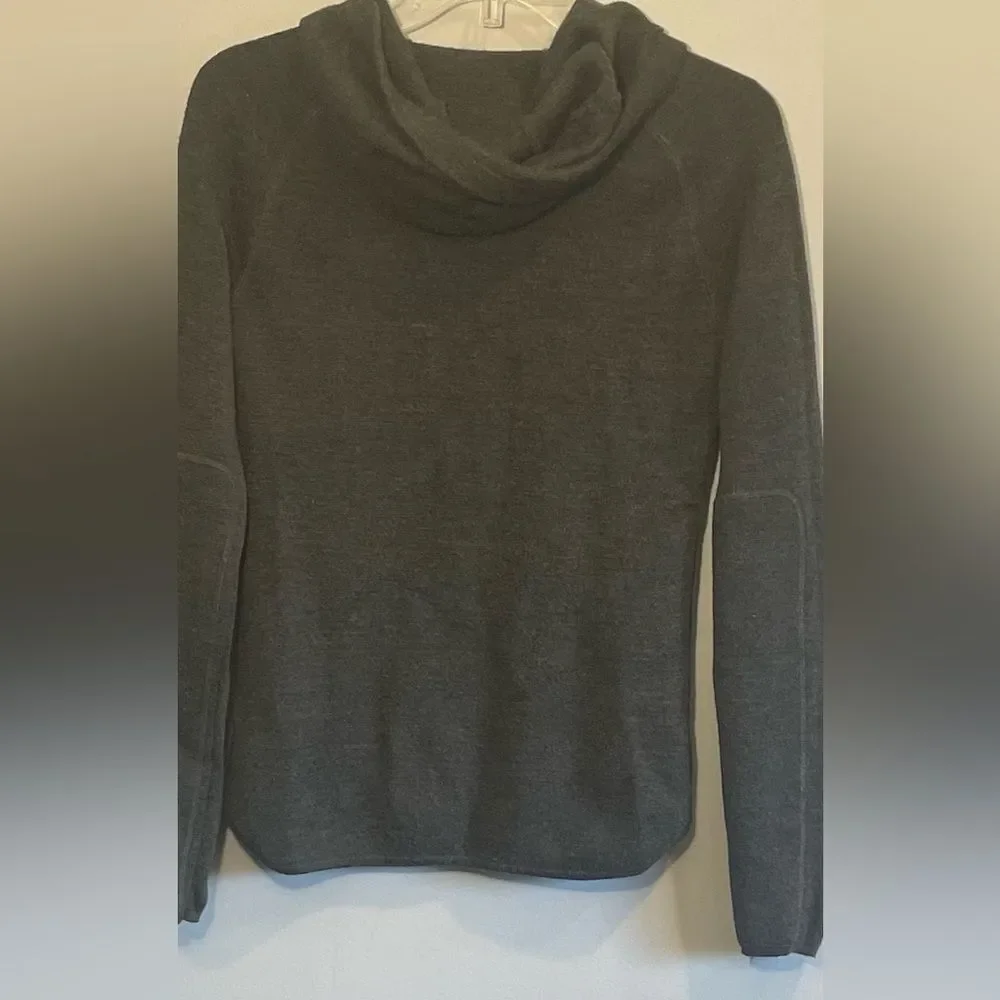 Triple Aught Design Dark Gray Merino Wool Full Zip Hoodie Women’s Medium - Picture 2 of 12